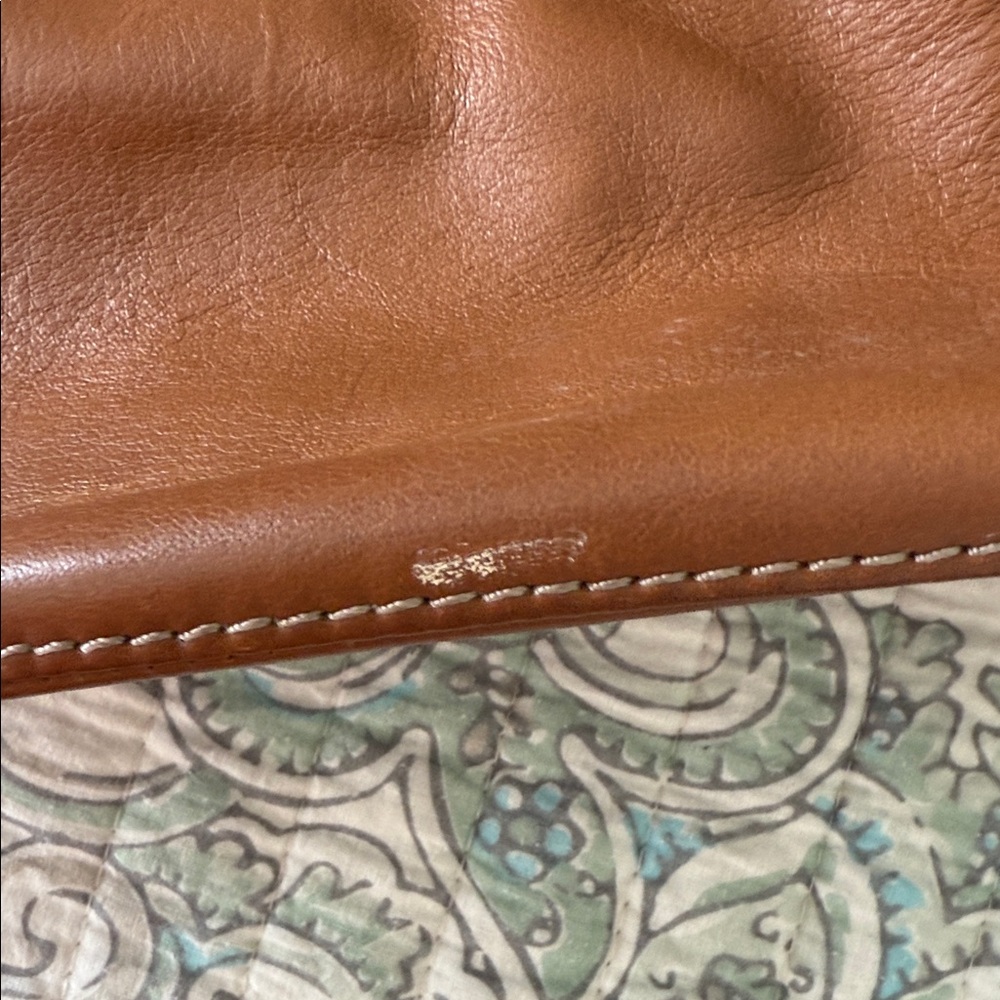 Tignanello Tan Leather Shoulder Bag - Picture 6 of 6